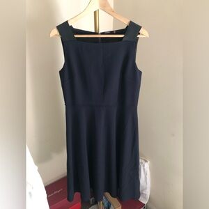 Elie Tahari Dark Blue Sleeveless Dress